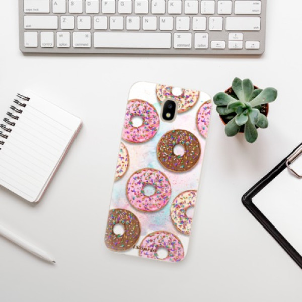 Silikonové pouzdro iSaprio - Samsung Galaxy J5 2017 - Donuts 11