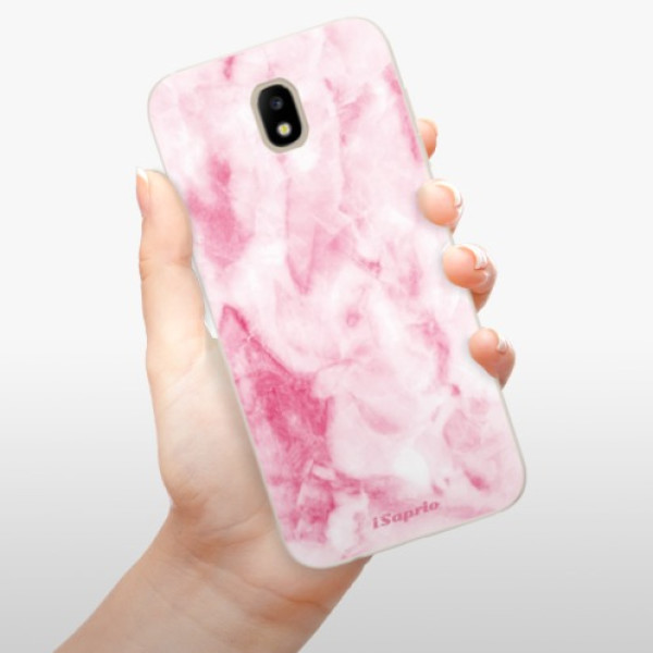 Silikonové pouzdro iSaprio - Samsung Galaxy J5 2017 - RoseMarble 16