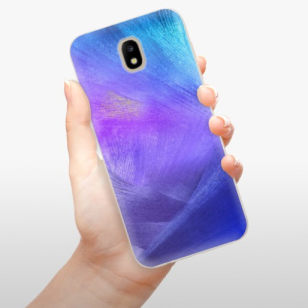 Silikonové pouzdro iSaprio - Samsung Galaxy J5 2017 - Purple Feathers