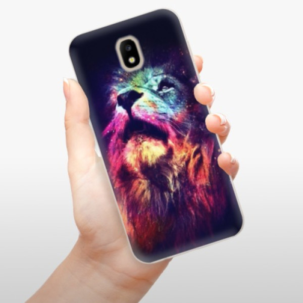 Silikonové pouzdro iSaprio - Samsung Galaxy J5 2017 - Lion in Colors