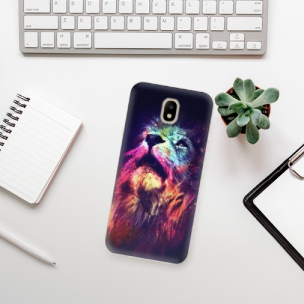 Silikonové pouzdro iSaprio - Samsung Galaxy J5 2017 - Lion in Colors