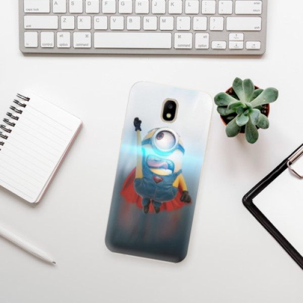 Silikonové pouzdro iSaprio - Samsung Galaxy J5 2017 - Mimons Superman 02
