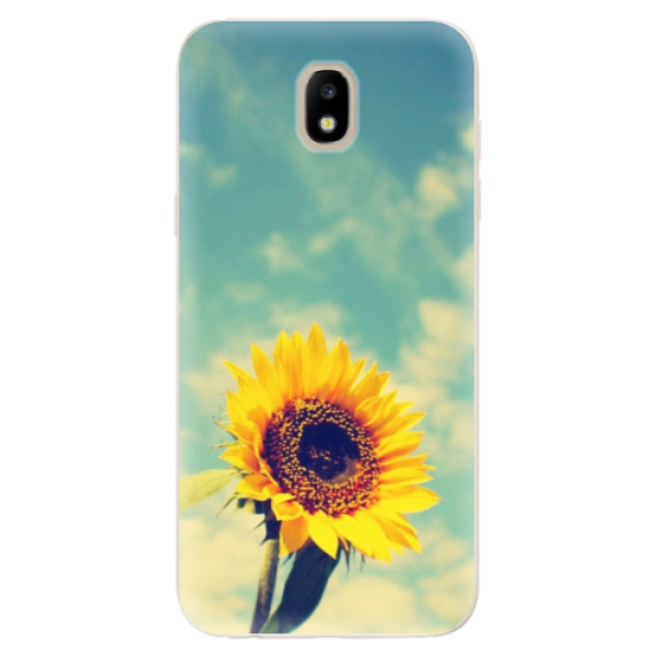 Silikonové odolné pouzdro iSaprio Sunflower 01 na mobil Samsung Galaxy J5 2017 (Silikonový odolný kryt, obal, pouzdro iSaprio Sunflower 01 na mobil Samsung Galaxy J5 (2017))