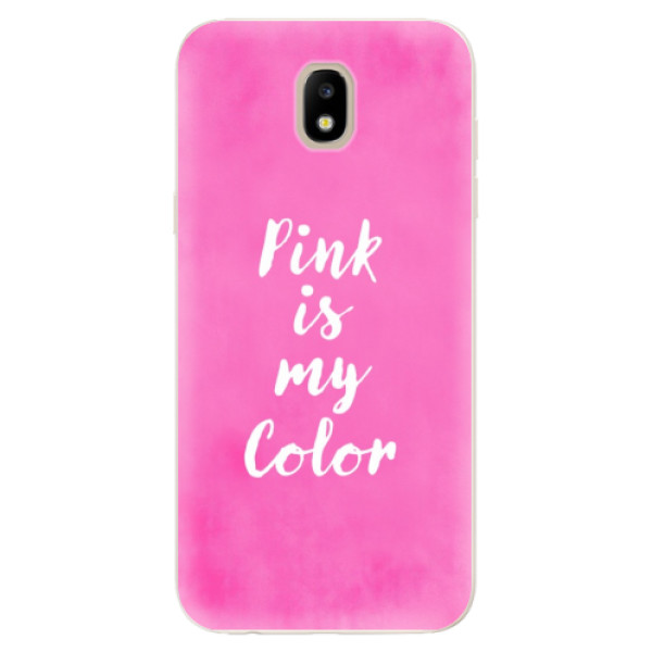 Silikonové odolné pouzdro iSaprio Pink is my color na mobil Samsung Galaxy J5 2017 (Silikonový odolný kryt, obal, pouzdro iSaprio Pink is my color na mobil Samsung Galaxy J5 (2017))