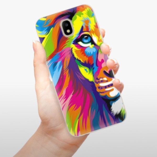 Silikonové pouzdro iSaprio - Samsung Galaxy J5 2017 - Rainbow Lion