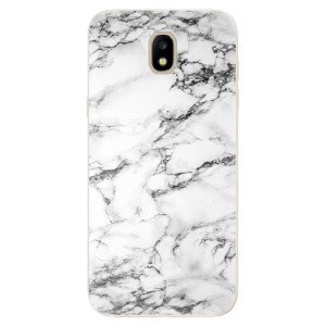 Silikonové pouzdro iSaprio - Samsung Galaxy J5 2017 - White Marble 01