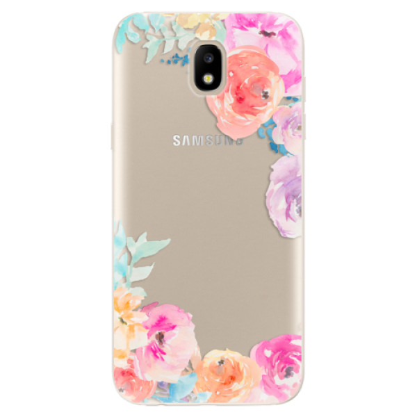 Odolné silikonové pouzdro iSaprio - Flower Brush - Samsung Galaxy J5 2017