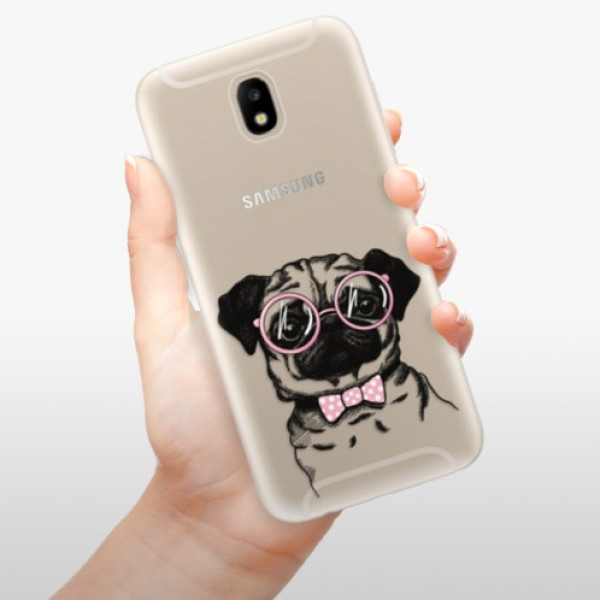 Silikonové pouzdro iSaprio - Samsung Galaxy J5 2017 - The Pug