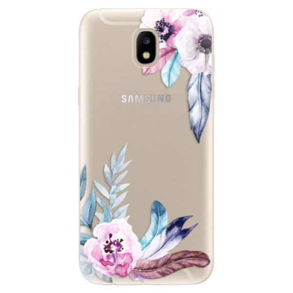 Silikonové odolné pouzdro iSaprio Flower Pattern 04 na mobil Samsung Galaxy J5 2017 (Silikonový odolný kryt, obal, pouzdro iSaprio Flower Pattern 04 na mobil Samsung Galaxy J5 (2017))