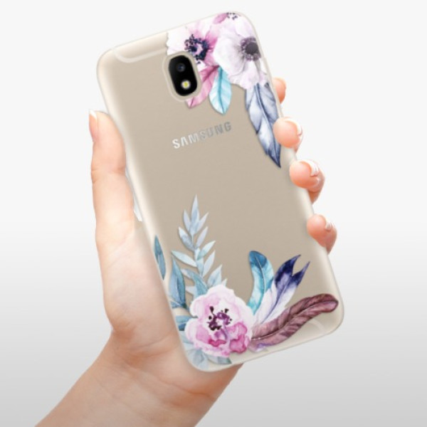 Silikonové pouzdro iSaprio - Samsung Galaxy J5 2017 - Flower Pattern 04