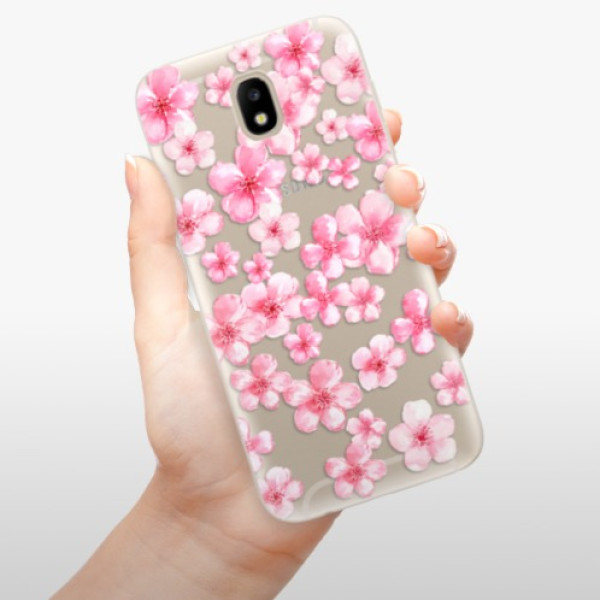 Silikonové pouzdro iSaprio - Samsung Galaxy J5 2017 - Flower Pattern 05