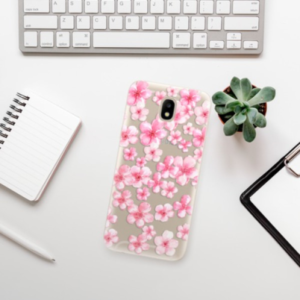 Silikonové pouzdro iSaprio - Samsung Galaxy J5 2017 - Flower Pattern 05