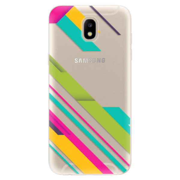 Odolné silikonové pouzdro iSaprio - Color Stripes 03 - Samsung Galaxy J5 2017