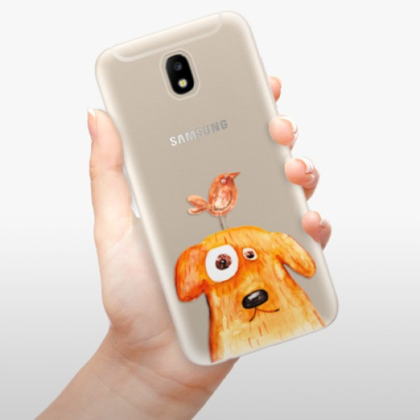 Silikonové pouzdro iSaprio - Samsung Galaxy J5 2017 - Dog And Bird
