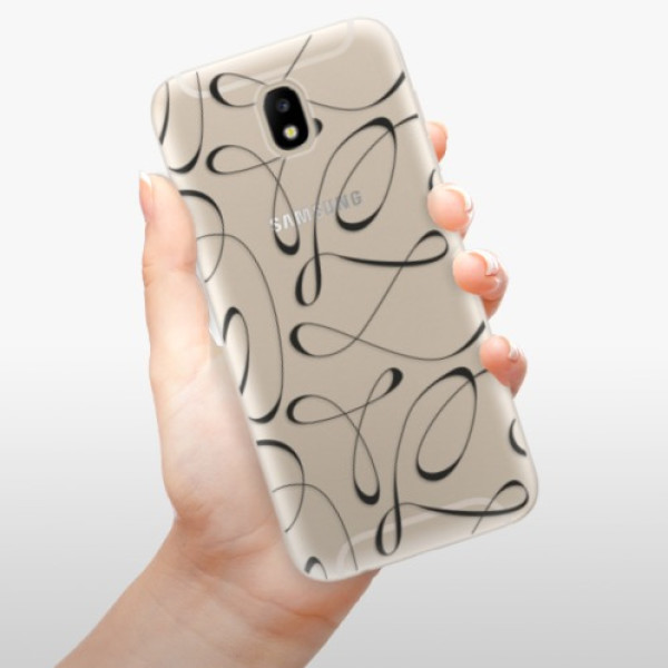 Silikonové pouzdro iSaprio - Samsung Galaxy J5 2017 - Fancy black