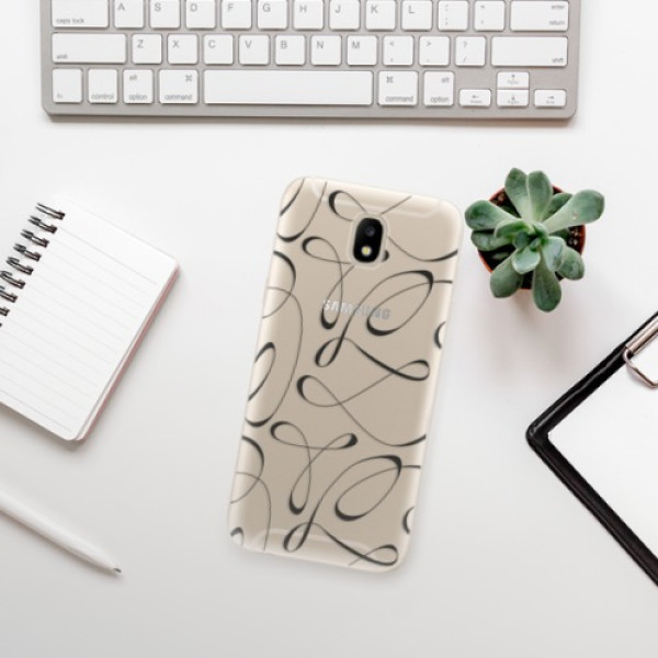 Silikonové pouzdro iSaprio - Samsung Galaxy J5 2017 - Fancy black