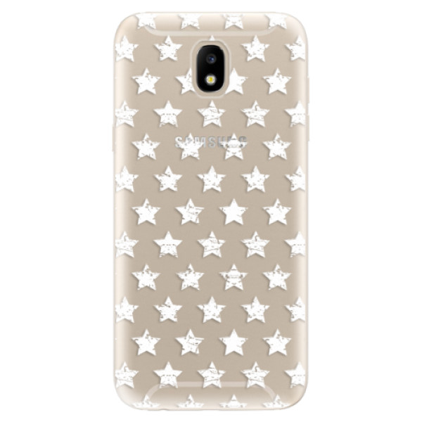 Odolné silikonové pouzdro iSaprio - Stars Pattern - white - Samsung Galaxy J5 2017