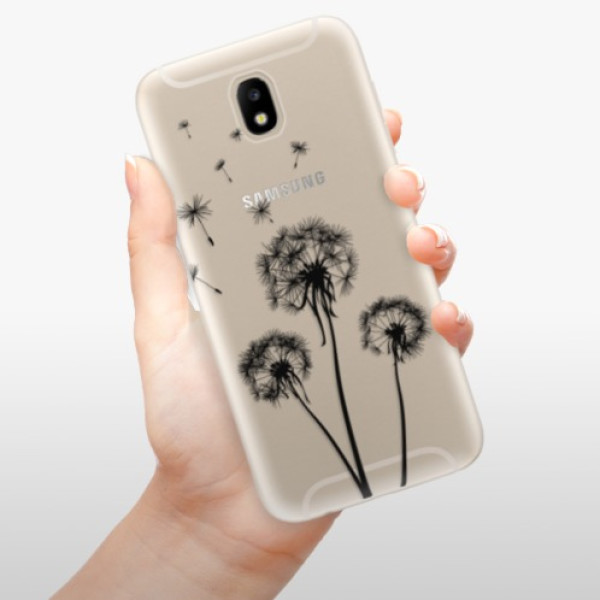 Silikonové pouzdro iSaprio - Samsung Galaxy J5 2017 - Three Dandelions black