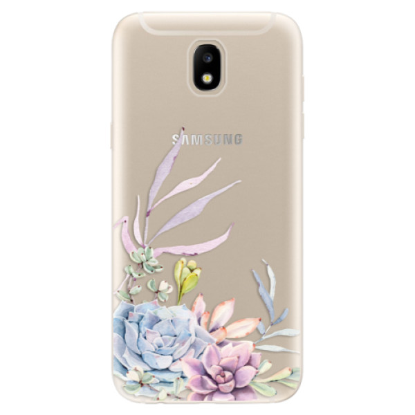 Silikonové odolné pouzdro iSaprio Succulent 01 na mobil Samsung Galaxy J5 2017 (Silikonový odolný kryt, obal, pouzdro iSaprio Succulent 01 na mobil Samsung Galaxy J5 (2017))