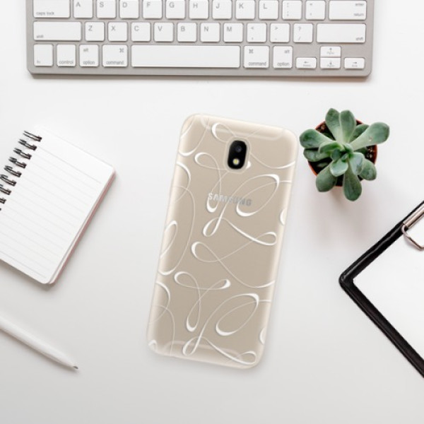 Silikonové pouzdro iSaprio - Samsung Galaxy J5 2017 - Fancy white