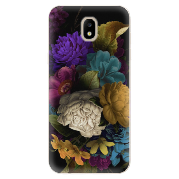 Silikonové odolné pouzdro iSaprio Dark Flowers na mobil Samsung Galaxy J5 2017 (Silikonový odolný kryt, obal, pouzdro iSaprio Dark Flowers na mobil Samsung Galaxy J5 (2017))
