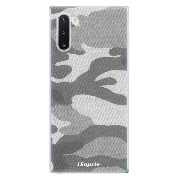 Odolné silikonové pouzdro iSaprio - Gray Camuflage 02 - Samsung Galaxy Note 10