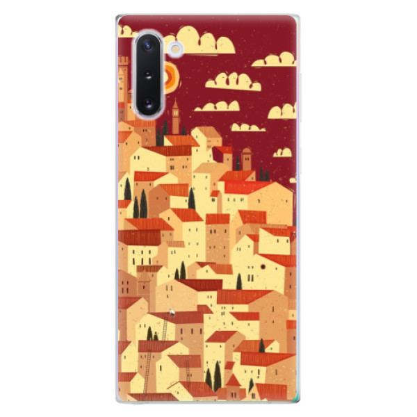 Odolné silikonové pouzdro iSaprio - Mountain City - Samsung Galaxy Note 10