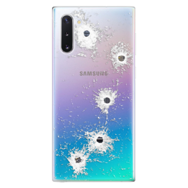 Odolné silikonové pouzdro iSaprio - Gunshots - Samsung Galaxy Note 10
