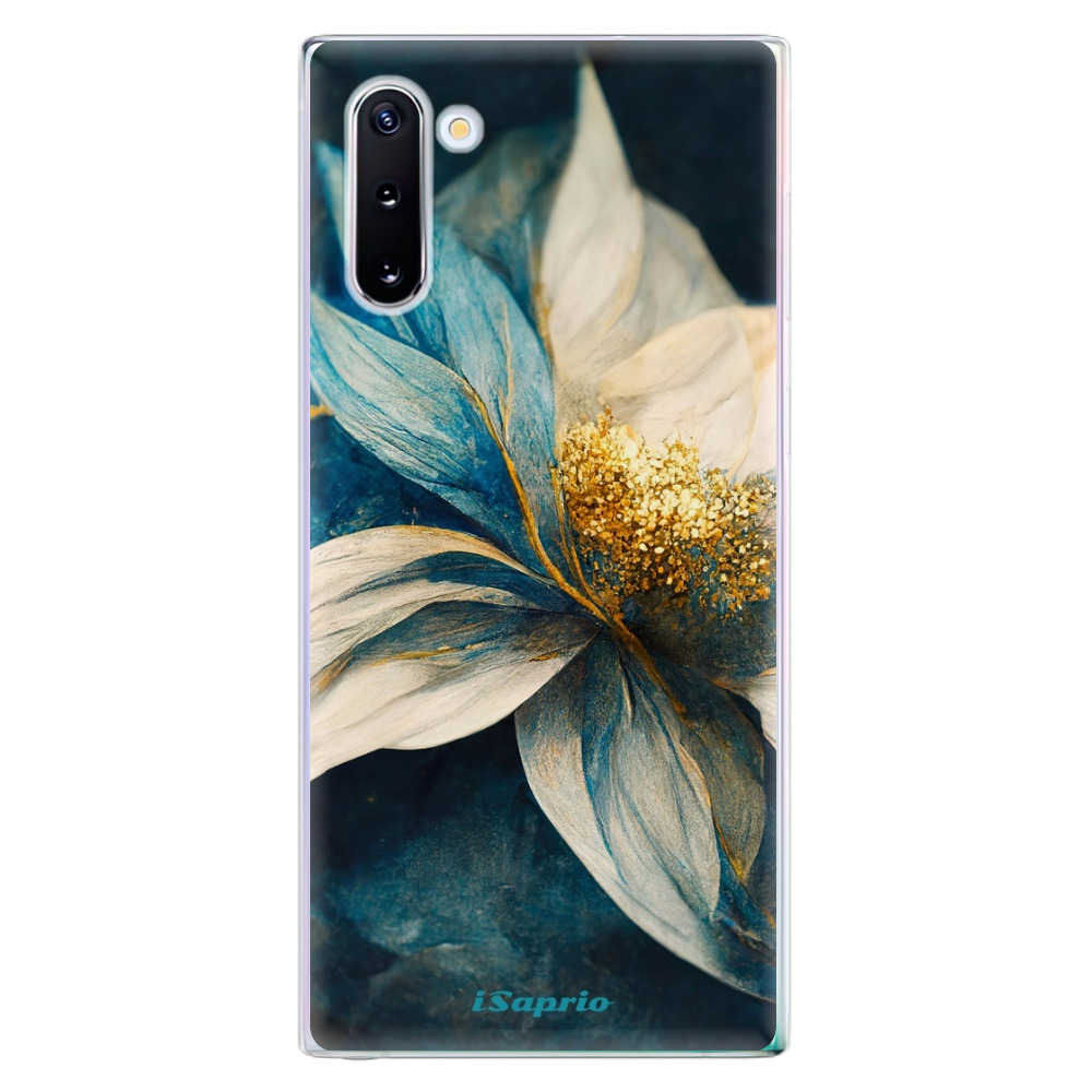 Odolné silikonové pouzdro iSaprio - Blue Petals - Samsung Galaxy Note 10