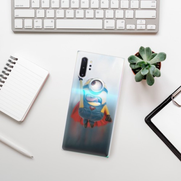 Silikonové pouzdro iSaprio - Samsung Galaxy Note 10 Plus - Mimons Superman 02