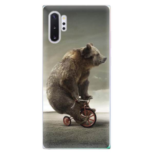 Silikonové odolné pouzdro iSaprio Bear 01 na mobil Samsung Galaxy Note 10 Plus (Silikonový odolný kryt, obal, pouzdro iSaprio Bear 01 na mobil Samsung Galaxy Note 10+)