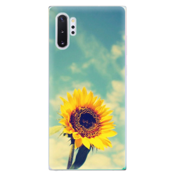 Silikonové odolné pouzdro iSaprio Sunflower 01 na mobil Samsung Galaxy Note 10 Plus (Silikonový odolný kryt, obal, pouzdro iSaprio Sunflower 01 na mobil Samsung Galaxy Note 10+)
