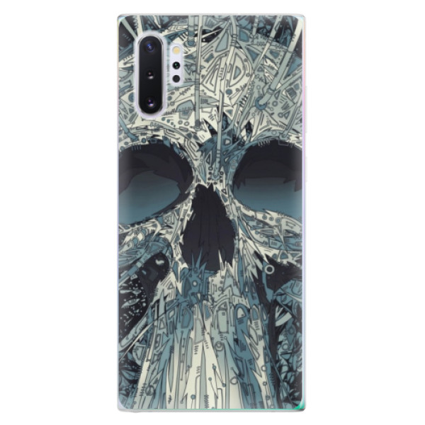 Silikonové odolné pouzdro iSaprio Abstract Skull na mobil Samsung Galaxy Note 10 Plus (Silikonový odolný kryt, obal, pouzdro iSaprio Abstract Skull na mobil Samsung Galaxy Note 10+)