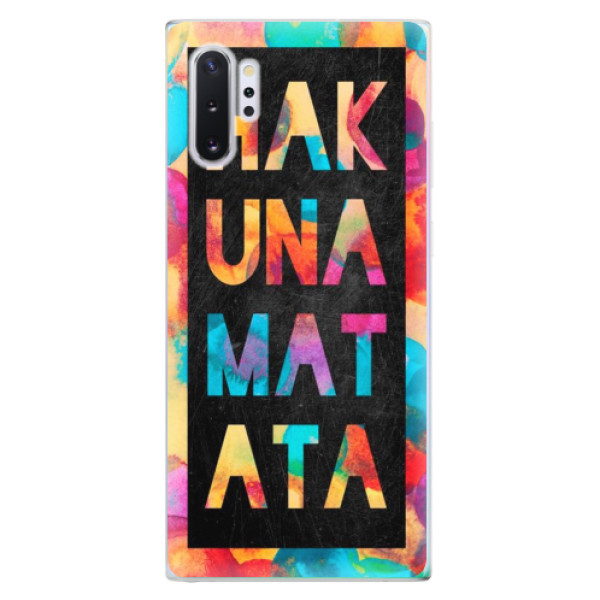 Silikonové odolné pouzdro iSaprio Hakuna Matata 01 na mobil Samsung Galaxy Note 10 Plus (Silikonový odolný kryt, obal, pouzdro iSaprio Hakuna Matata 01 na mobil Samsung Galaxy Note 10+)