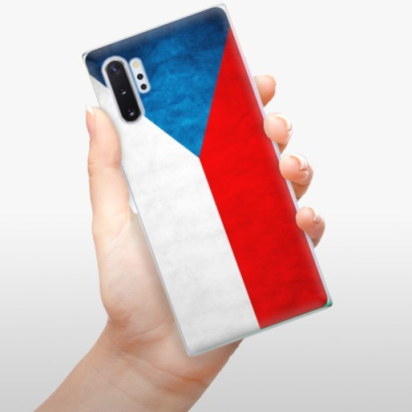 Silikonové pouzdro iSaprio - Samsung Galaxy Note 10 Plus - Czech Flag