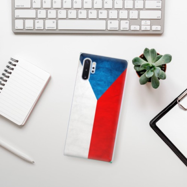 Silikonové pouzdro iSaprio - Samsung Galaxy Note 10 Plus - Czech Flag