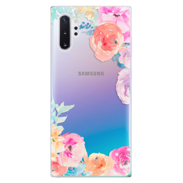 Odolné silikonové pouzdro iSaprio - Flower Brush - Samsung Galaxy Note 10+