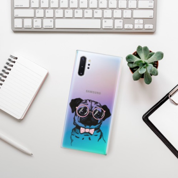 Silikonové pouzdro iSaprio - Samsung Galaxy Note 10 Plus - The Pug