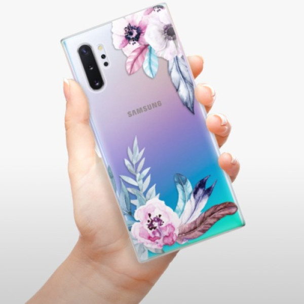 Silikonové pouzdro iSaprio - Samsung Galaxy Note 10 Plus - Flower Pattern 04