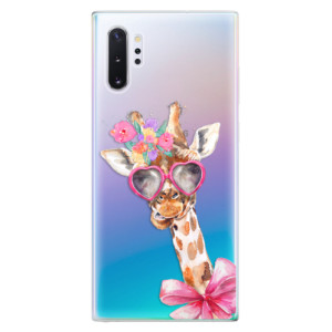 Silikonové pouzdro iSaprio - Samsung Galaxy Note 10 Plus - Lady Giraffe