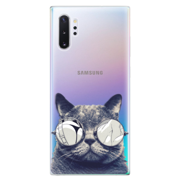 Silikonové odolné pouzdro iSaprio Crazy Cat 01 na mobil Samsung Galaxy Note 10 Plus (Silikonový odolný kryt, obal, pouzdro iSaprio Crazy Cat 01 na mobil Samsung Galaxy Note 10+)