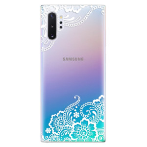 Silikonové pouzdro iSaprio - Samsung Galaxy Note 10 Plus - White Lace 02