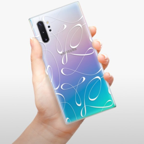 Silikonové pouzdro iSaprio - Samsung Galaxy Note 10 Plus - Fancy white