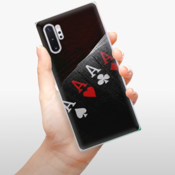 Silikonové pouzdro iSaprio - Samsung Galaxy Note 10 Plus - Poker