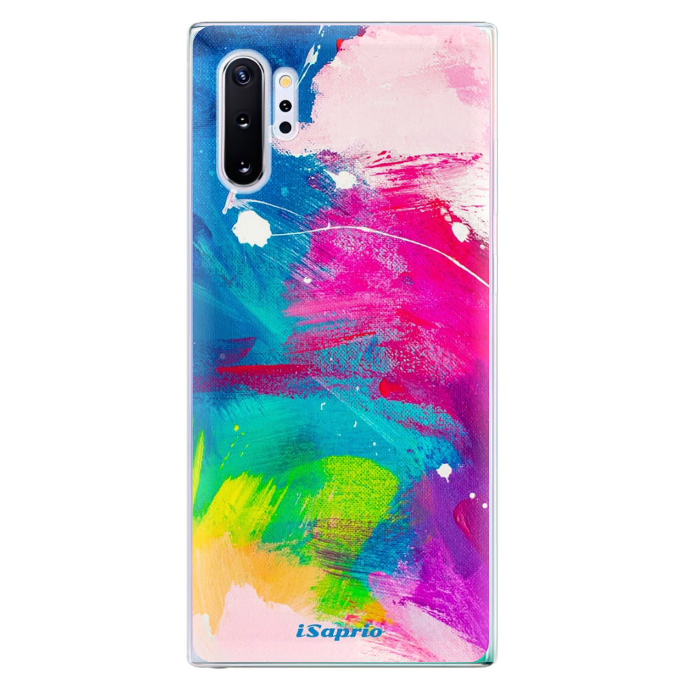 Odolné silikonové pouzdro iSaprio - Abstract Paint 03 - Samsung Galaxy Note 10+