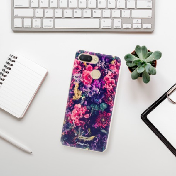Silikonové pouzdro iSaprio - Xiaomi Redmi 6 - Flowers 10