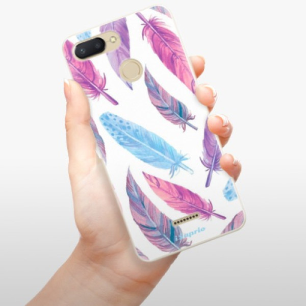 Silikonové pouzdro iSaprio - Xiaomi Redmi 6 - Feather Pattern 10