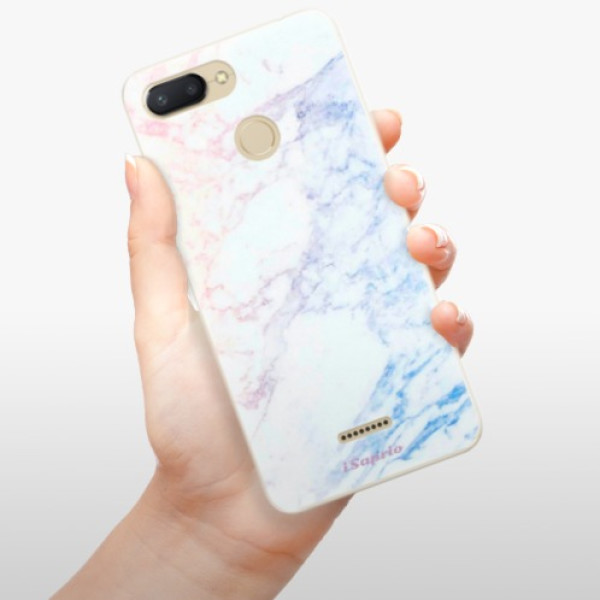 Silikonové pouzdro iSaprio - Xiaomi Redmi 6 - Raibow Marble 10
