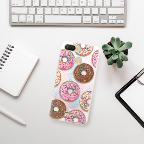 Silikonové pouzdro iSaprio - Xiaomi Redmi 6 - Donuts 11