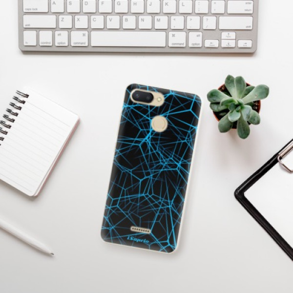 Silikonové pouzdro iSaprio - Xiaomi Redmi 6 - Abstract Outlines 12